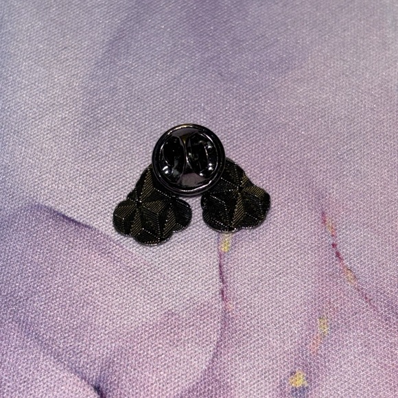 Classic Rainbow with Clouds Pride Enamel and Metal Pin - Picture 2 of 2